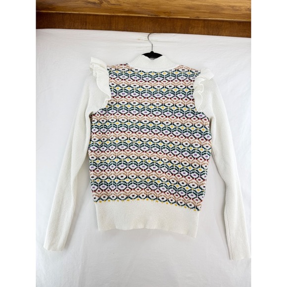 LOFT Multicolor Patterned Sweater - Picture 7 of 9